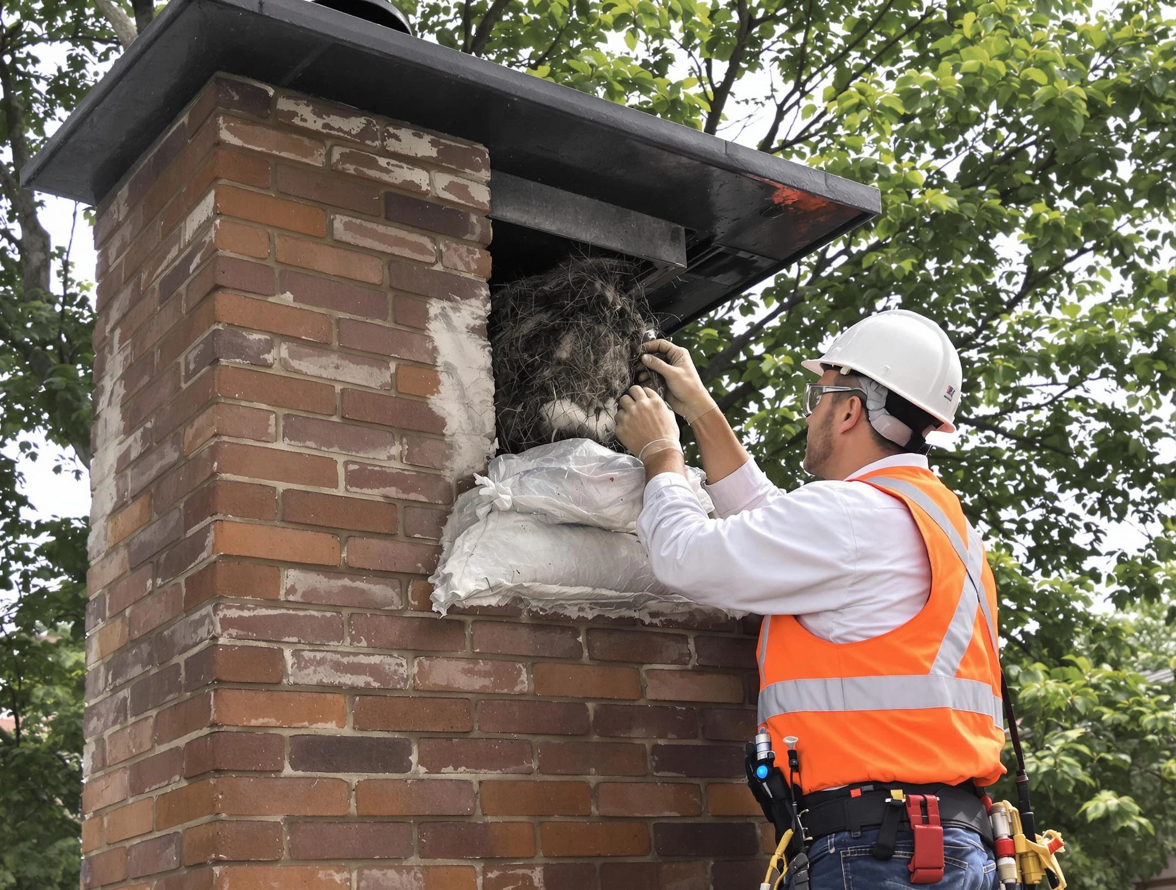 Humane removal of debris and animals by Piedmont Chimney Sweep in Piedmont, OK