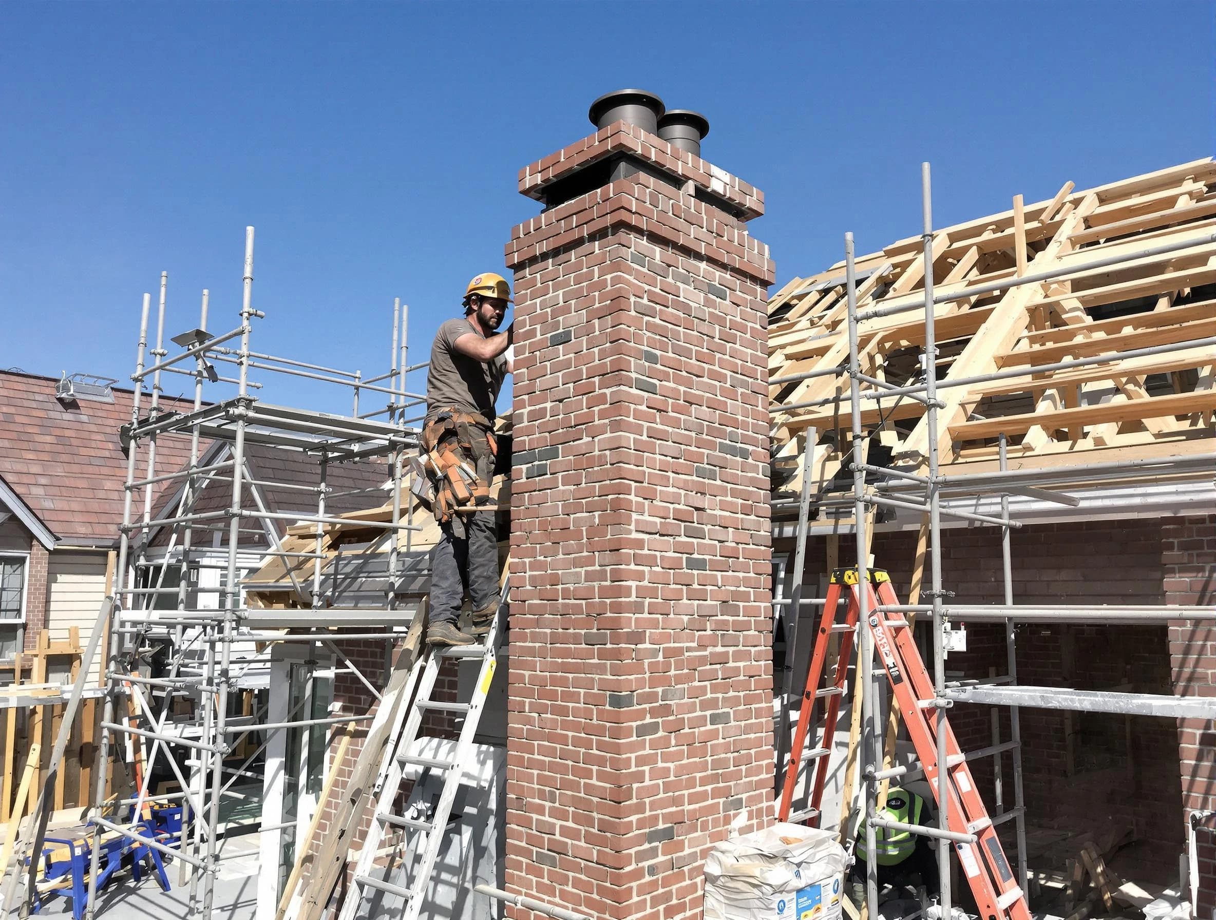 New chimney installation completed by Piedmont Chimney Sweep in Piedmont, OK