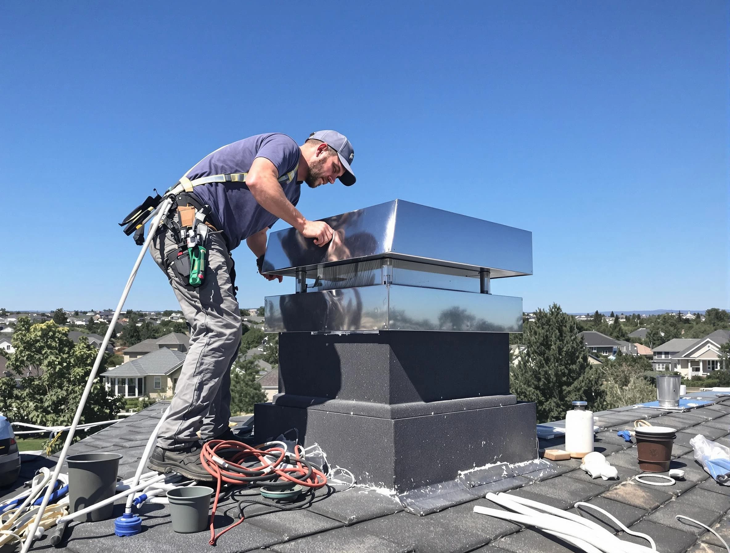 Chimney Cap Services service in Piedmont, OK