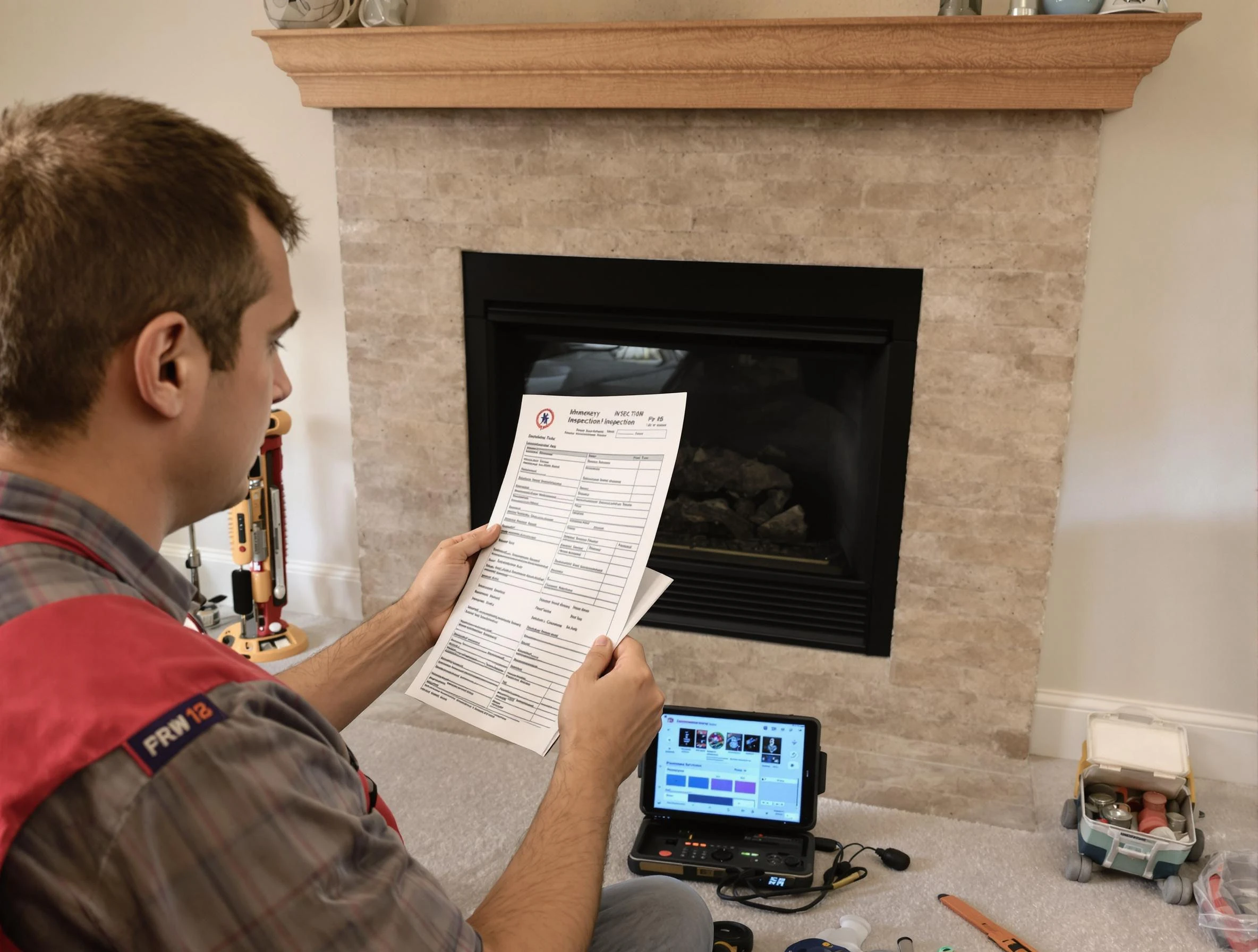 Thorough chimney inspection by Piedmont Chimney Sweep in Piedmont, OK